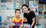 Nghĩa cử đẹp của Á hậu Huyền My trong dịp Quốc tế Thiếu nhi