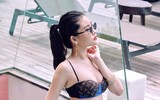 Bỏng mắt với vòng eo 58cm của Lê Âu Ngân Anh