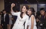 Á hậu Phương Nga về thăm trường trước ngày lên đường thi quốc tế