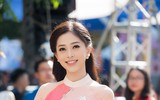 Á hậu Phương Nga về thăm trường trước ngày lên đường thi quốc tế