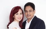 Hoa hậu Diệu Hoa cùng chồng hạnh phúc bên 3 con