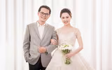 Lộ ảnh cưới của NSND Trung Hiếu và vợ 