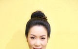 Á hậu Trịnh Kim Chi quây quần bên gia đình gói bánh chưng đón Tết