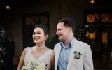 Chồng cũ Hồng Nhung lấy vợ mới, cận cảnh đôi 