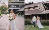 Chồng cũ Hồng Nhung lấy vợ mới, cận cảnh đôi 