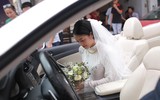MC Phí Linh rạng rỡ hạnh phúc trong ngày cưới