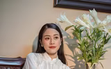 MC Phí Linh rạng rỡ hạnh phúc trong ngày cưới