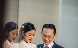 MC Phí Linh rạng rỡ hạnh phúc trong ngày cưới