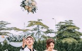 Lộ ảnh cưới đẹp như mơ của Á hậu Phương Nga và diễn viên Bình An