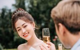 Lộ ảnh cưới đẹp như mơ của Á hậu Phương Nga và diễn viên Bình An