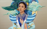 Á hậu Thúy An mặc quốc phục lấy ý tưởng từ chuyện cổ tích Thạch Sanh