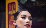 Hoa hậu Tiểu Vy khoe sắc trong trang phục áo dài đón Tết