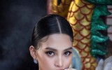 Hoa hậu Tiểu Vy khoe sắc trong trang phục áo dài đón Tết
