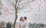 Duy Mạnh và vợ 