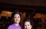 Lần hiếm hoi chồng sắp cưới sánh vai với Hoa hậu Ngọc Hân trước công chúng