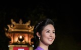 Lần hiếm hoi chồng sắp cưới sánh vai với Hoa hậu Ngọc Hân trước công chúng