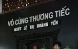Nghệ sĩ xúc động rơi nước mắt tiễn đưa NSƯT Hoàng Yến