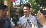 Buổi thi THPT quốc gia đầu tiên diễn ra trong tiết trời nắng nóng