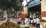 Trường Đồng Khánh - Trưng Vương với vẻ đẹp 100 năm trong nắng thu Hà Nội