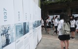 Học sinh Lương Thế Vinh làm triển lãm Dấu Ấn về thầy giáo Văn Như Cương nhân ngày 20-11