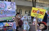 23 trường tiểu học Hà Nội giao lưu về kỹ năng tham gia giao thông an toàn