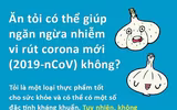 Uống rượu bia, ăn tỏi có thể giúp phòng virus corona hay không?