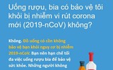 Uống rượu bia, ăn tỏi có thể giúp phòng virus corona hay không?