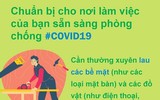 Phòng Covid-19 tại công sở: Khuyến cáo người ốm không đến cơ quan, thúc đẩy chế độ làm việc từ xa…