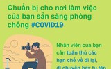 Phòng Covid-19 tại công sở: Khuyến cáo người ốm không đến cơ quan, thúc đẩy chế độ làm việc từ xa…