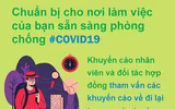 Phòng Covid-19 tại công sở: Khuyến cáo người ốm không đến cơ quan, thúc đẩy chế độ làm việc từ xa…