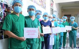Những hình ảnh đẹp về cán bộ y tế cả nước cùng lan tỏa thông điệp phòng chống dịch Covid-19