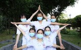 Những hình ảnh đẹp về cán bộ y tế cả nước cùng lan tỏa thông điệp phòng chống dịch Covid-19