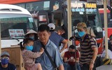 Hà Nội: Người dân bắt đầu đổ về bến xe để về quê dịp nghỉ lễ 30-4