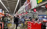 Đại siêu thị Mega Market Thăng Long trước giờ cách ly toàn xã hội trong 15 ngày