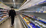 Đại siêu thị Mega Market Thăng Long trước giờ cách ly toàn xã hội trong 15 ngày
