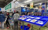Đại siêu thị Mega Market Thăng Long trước giờ cách ly toàn xã hội trong 15 ngày