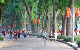 Hà Nội rực rỡ cờ hoa trong ngày Quốc khánh 2-9