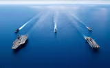 [ẢNH] Mỹ bất ngờ rút tàu sân bay USS Nimitz khỏi Trung Đông