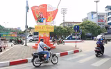 Hà Nội trang hoàng rực rỡ trước ngày bầu cử