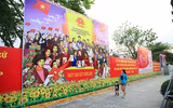 Hà Nội trang hoàng rực rỡ trước ngày bầu cử