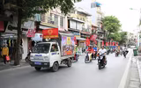 Hà Nội trang hoàng rực rỡ trước ngày bầu cử