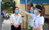 Hà Nội: Diễn tập phòng, chống dịch Covid-19 tại điểm thi