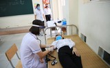 Hà Nội: Diễn tập phòng, chống dịch Covid-19 tại điểm thi