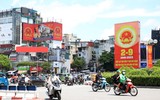 Hà Nội trang hoàng chào mừng Quốc khánh 2-9