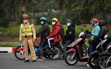 Cảnh sát giao thông Thủ đô tăng cường đảm bảo trật tự an toàn giao thông