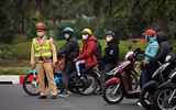 Cảnh sát giao thông Thủ đô tăng cường đảm bảo trật tự an toàn giao thông