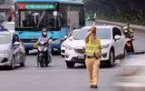 Cảnh sát giao thông Thủ đô tăng cường đảm bảo trật tự an toàn giao thông
