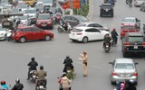 Cảnh sát giao thông Thủ đô tăng cường đảm bảo trật tự an toàn giao thông