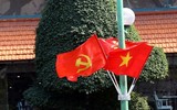 Hà Nội trang hoàng rực rỡ kỷ niệm 93 năm ngày thành lập Đảng