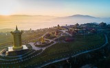Những hình ảnh đẹp về công trình Phật giáo hùng vĩ và linh thiêng trên cao nguyên Đơn Dương, Lâm Đồng